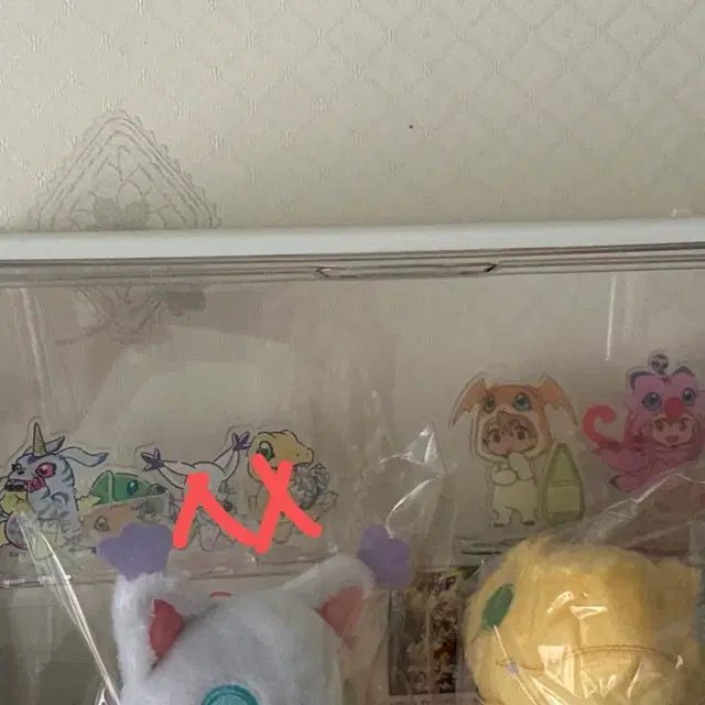 디지몬 아크릴 스탠드 원가이하 판매(파닥몬, 파피몬,리키,소라)