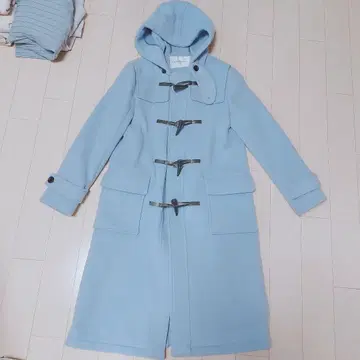 내추럴 뷰티 베이직 더플 코트 후드 부착