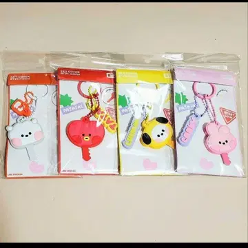 BT21 minini 키 커버 RJ TATA CHIMMY COOKY