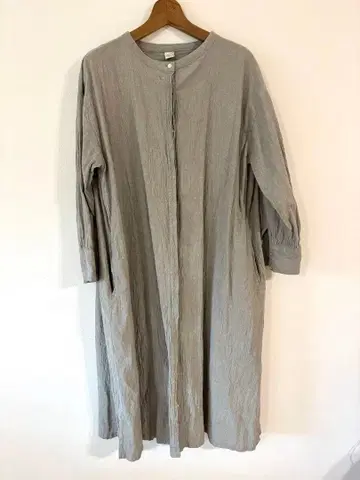 08mab 그레이 긴팔 셔츠 원피스