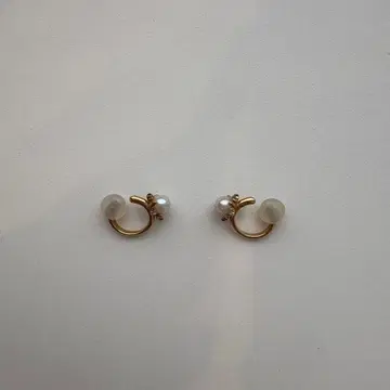 ete 담수 진주 비즈 귀걸이