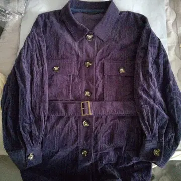 LiIyBrown 퍼플 코듀로이 자켓 쇼츠 팬츠 셋업