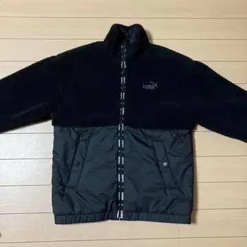 [ 새상품급 ] PUMA 플리스 자켓 블랙