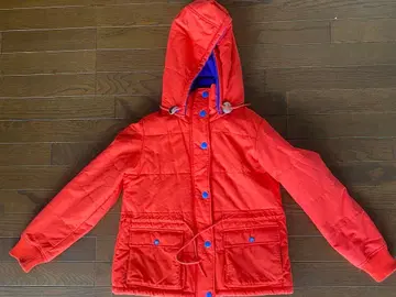 RODEO CROWNS 후드 부착 패딩 자켓 M 레드 x 블루