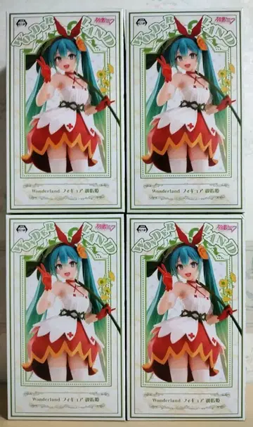 하츠네 미쿠 Wonderland 피규어 엄지공주 4개
