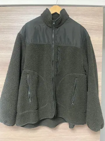 H&M 플리스 자켓 US XL 올리브 그린