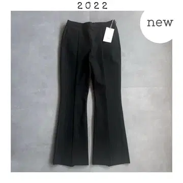 [택 포함 새상품] LEPHIL 하이 스트레치 턱 플레어 팬츠