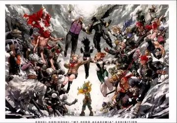 나의 히어로 아카데미아 히로아카 원화전 공식 도록 새상품