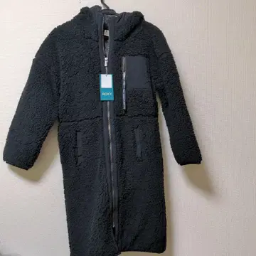 ROXY 플리스 보아 롱 코트 여성용 아우터