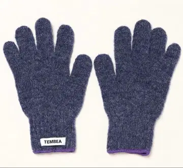 TEMBEA 장갑 네이비 x 보라색