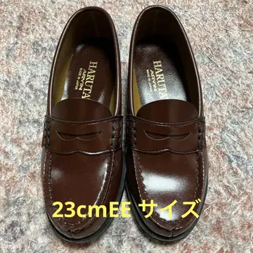 [ 미사용 새상품 ] 하루타 로퍼 23cmEE 다크 브라운