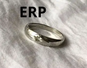 빈티지 클리어 스톤 실버 반지 ERP 레트로