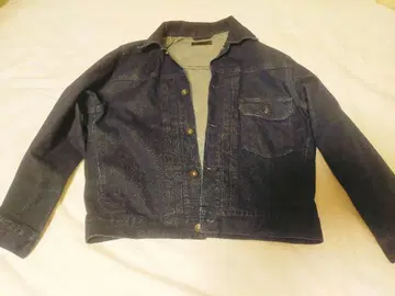 유니클로 다크 데님 자켓