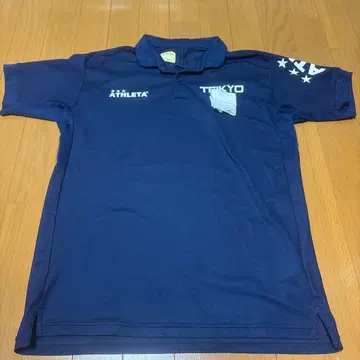 테이쿄 나가오카 인터하이 피케 셔츠 M