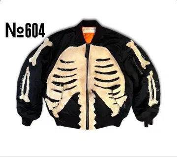 Yutaka Someya No.604 MA-1 본 자켓 뼈