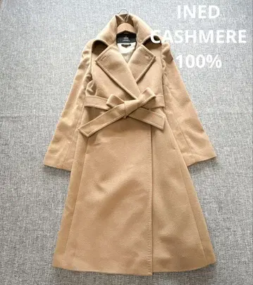 이네드 캐시미어 100% 벨트 체스터 코트 착용감 없는 새상품급
