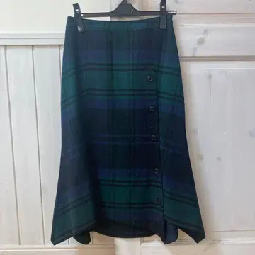 Yorkland 체크 무늬 롱 스커트 요크랜드 11호