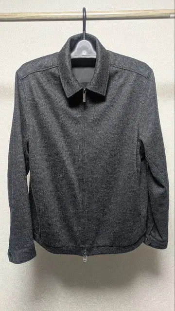 COMME CA MEN 스텐 칼라 자켓 블랙