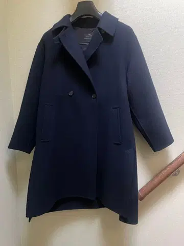 23구 MANTECO P ure 리버 체스터 코트 한정 컬러 네이비