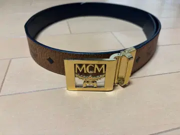 MCM 벨트 가죽 브라운