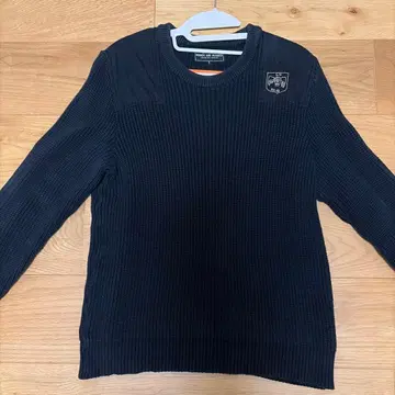 코맨더 니트 명령어 스웨터 블랙 리브