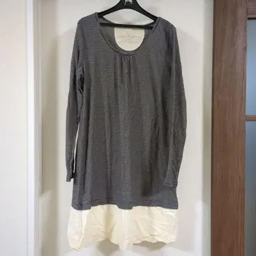 상의 체크 얇은 소재 긴팔