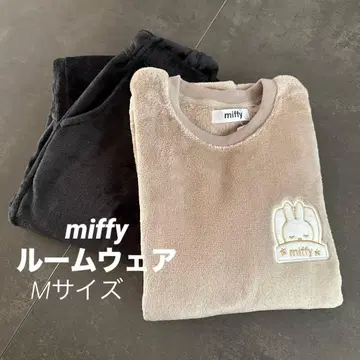 새상품 miffy 미피 후와후와 모코모코 룸웨어 상하의 베이지