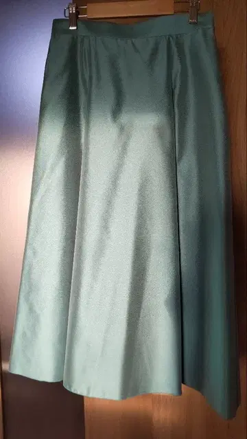 플레어 롱 스커트 민트 그린