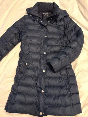 [컨디션 최상] TOMMY HILFIGER 롱 다운 코트 네이비