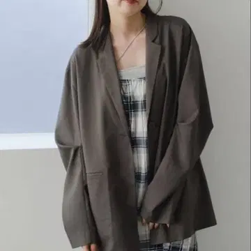 Kastane 디자인 오버 자켓 브라운