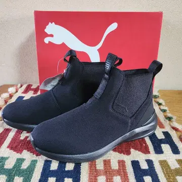 푸마 PUMA 사이드 고어 숏부츠 스니커즈 블랙