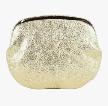 [ 미사용 새상품 ] KAWA 별 골드 가죽 가마구치 멀티 케이스