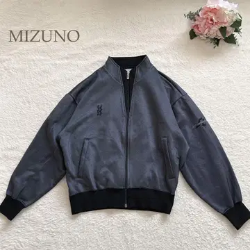 미즈노 슈퍼스타 저지 상의 액티브 써모 자수 로고 스포츠 M