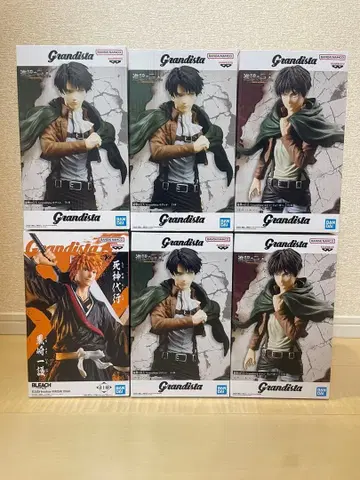 Grandista 진격의 거인 엘렌 리바이 쿠로사키 이치고 피규어 세트