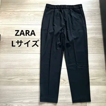 ZARA 남성용 슬랙스 팬츠 블랙 L 사이즈