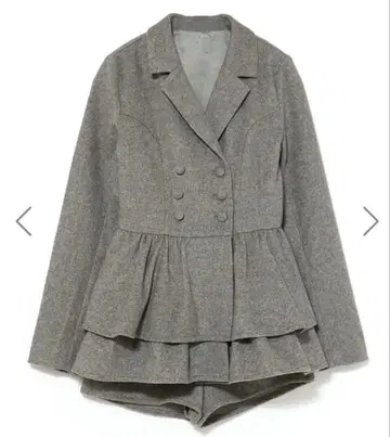 BUBBLES 자켓 페플럼 셋업