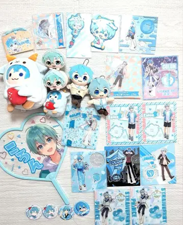 스토푸리 코론 묶음 판매 캔뱃지 부채 봉제 인형 아크릴 스탠드