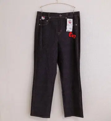 L 와코루 카르손 헬로키티 마치 데님 하의 바지 팬츠 GB