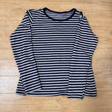 메리노울 플러스 보더 롱 슬리브 T Women's