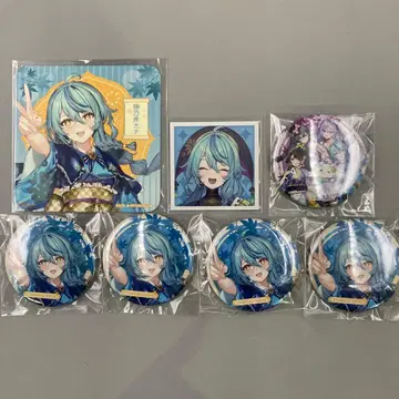 니지산지 아야카키 타마노이 나나 가을의 란후 축제 캔뱃지 코스터