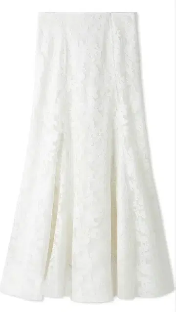 프레이 아이디 자수 시어 플레어 스커트 레이스 플레어 롱