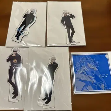 주술회전 고죠 사토루 아크릴 스탠드 등 5점 세트