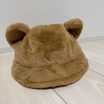 디즈니 더피 모자 버킷햇 복슬복슬 58cm