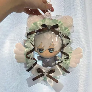 봉제 인형 파우치 아크릴 스탠드 파우치 초코 민트