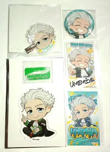 WIND BREAKER 윈브레 파보테리아 우메미야 잇치 5종 세트