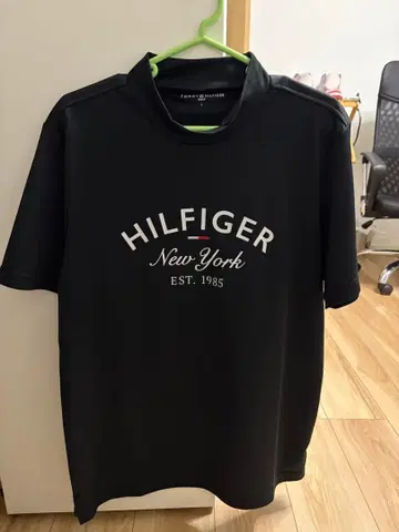 TOMMY HILFIGER 골프 셔츠 L 블랙
