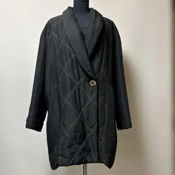 퀼팅 자켓 블랙 숄카라 9호