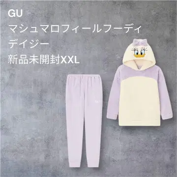 GU 새상품 마쉬멜로우 느낌 후디 디즈니 데이지 XXL