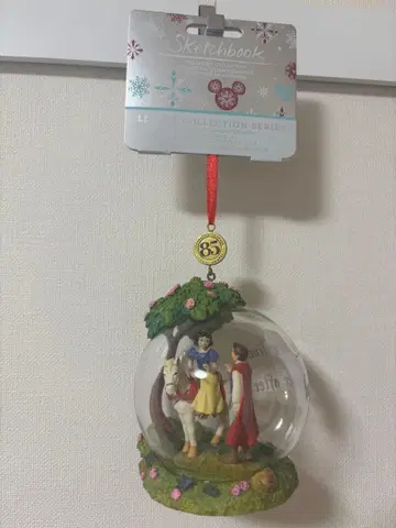 디즈니 백설공주 오너먼트 85주년 유리 프린세스 스토어 미국