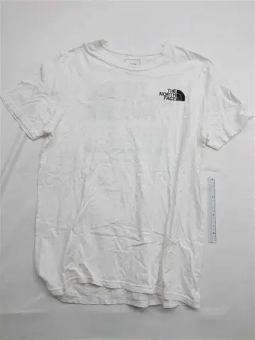 더 노스 페이스 로고 프린트 T셔츠 화이트 계열 남성용 L